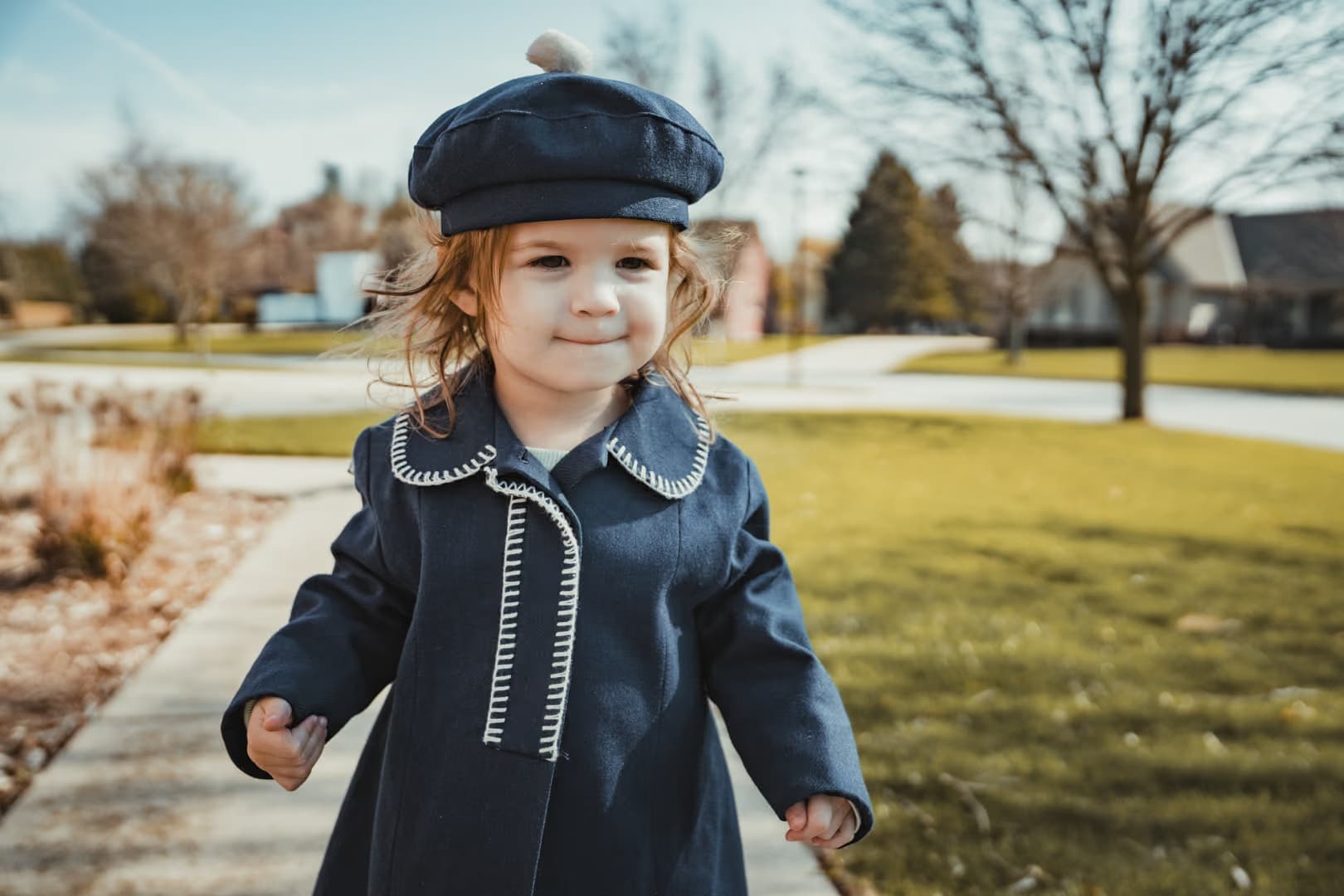 Emma Vintage Blue Jacket, photograph 4